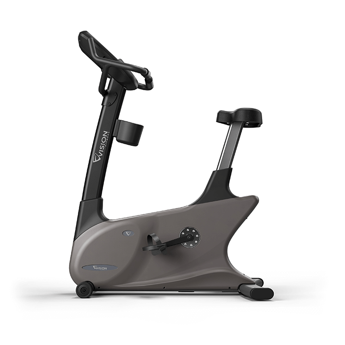 Vision Fitness U60 Commercial Upright Bike W/Bright White LCD Console