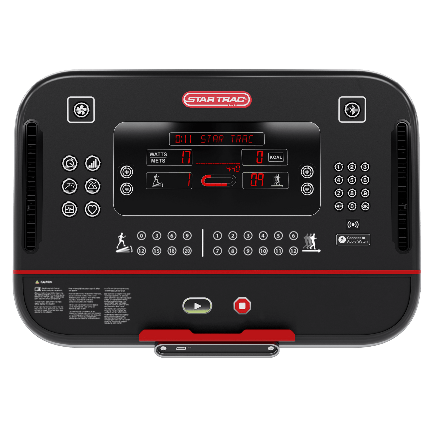 Star Trac 10 Series FreeRunner Treadmill w/ Quick Key Selection LCD Console - Commercial