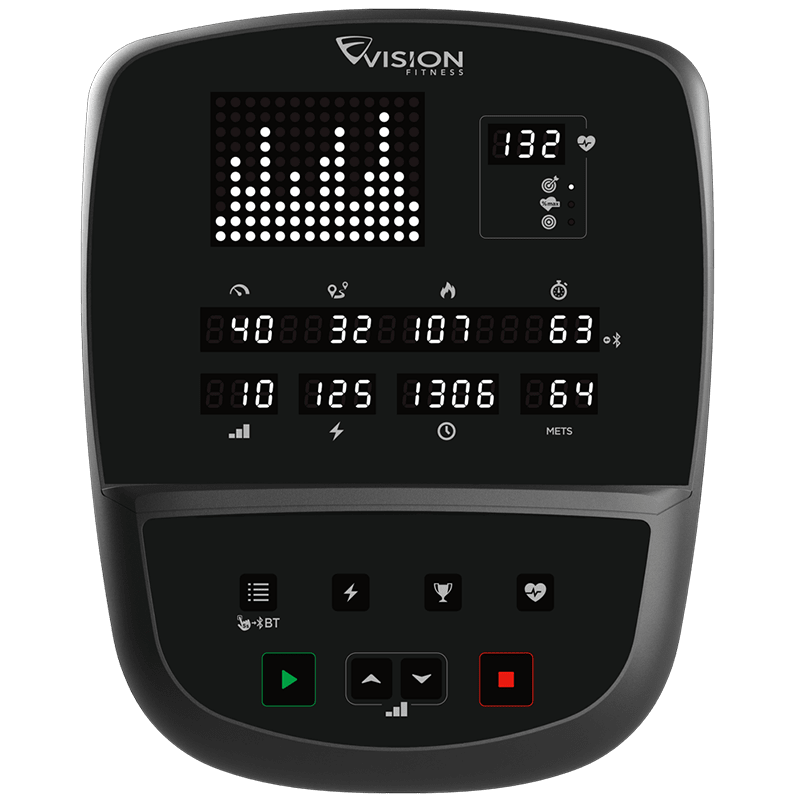 Vision Fitness S70 Ascent Trainer w/ LED Console