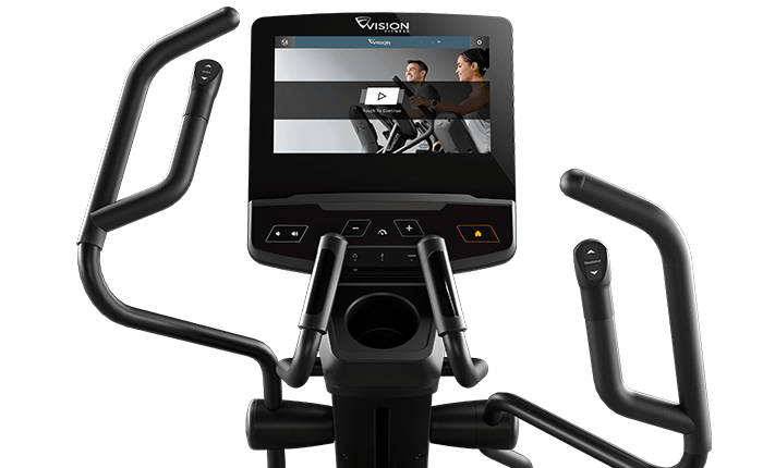 Vision Fitness U60 Commercial Upright Bike W/Bright White LCD Console
